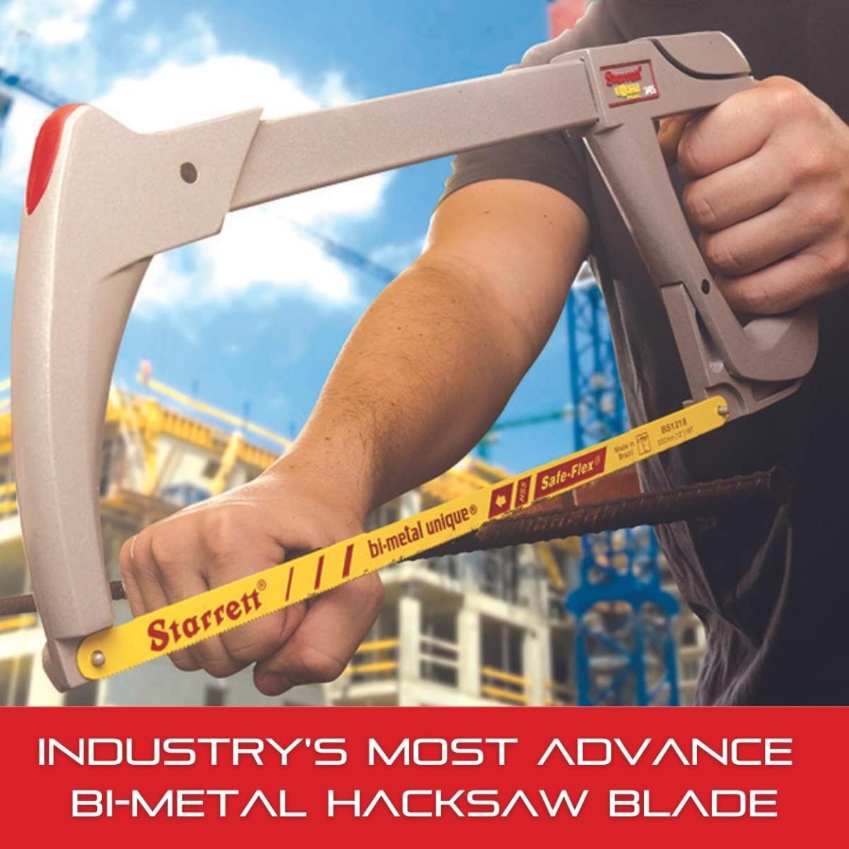 Starrett Safe-Flex design reduces tooth breakage under heavy use