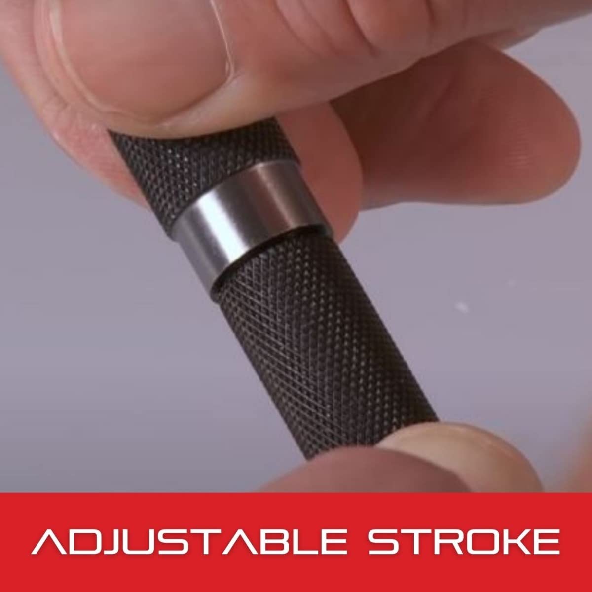 Automatic mechanism demonstrated with downward pressure for easy marking.