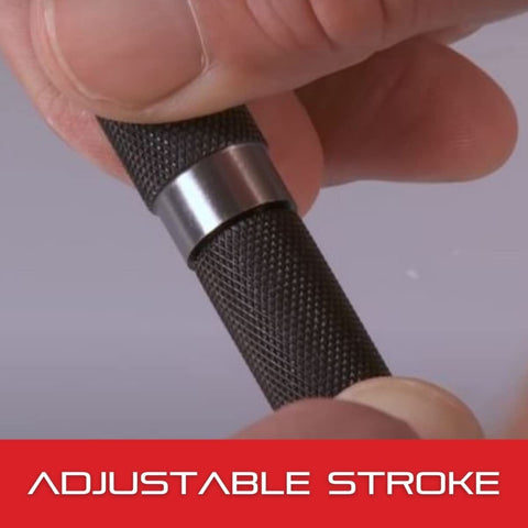 Automatic mechanism demonstrated with downward pressure for easy marking.