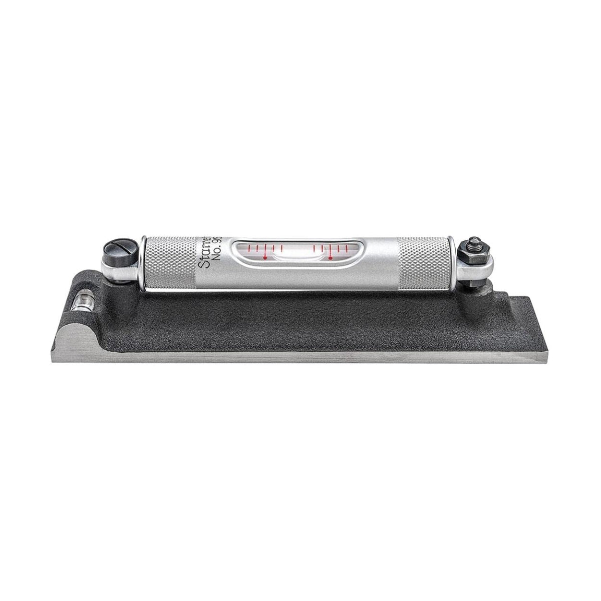 Starrett machinists level with ground main vial for precise horizontal alignment on 6-inch projects.