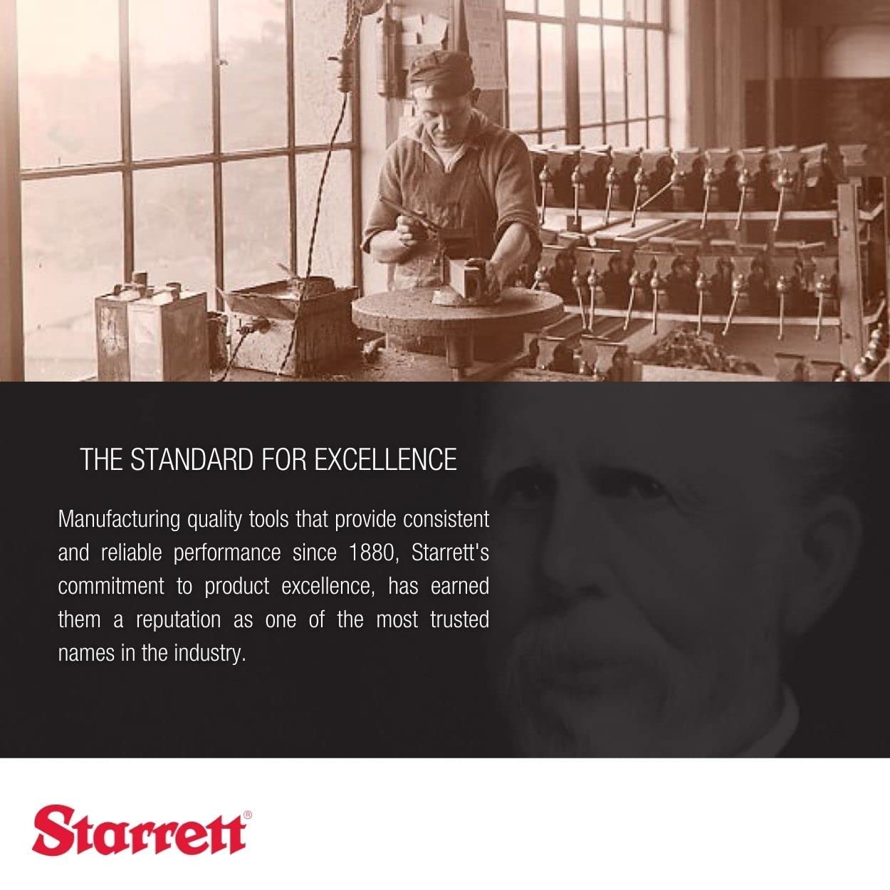 Starrett machinists level involute groove aids accurate seating on round work.