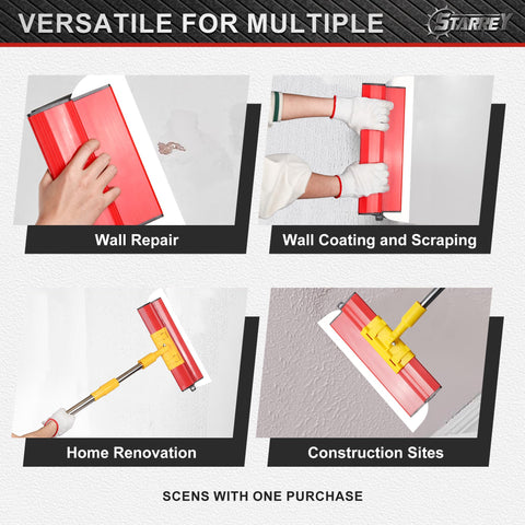 STARREY 32-inch skimming blade extends reach for high walls and ceilings