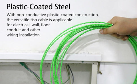 StartFine non-conductive plastic coating supports safer telecom and electrical routing.