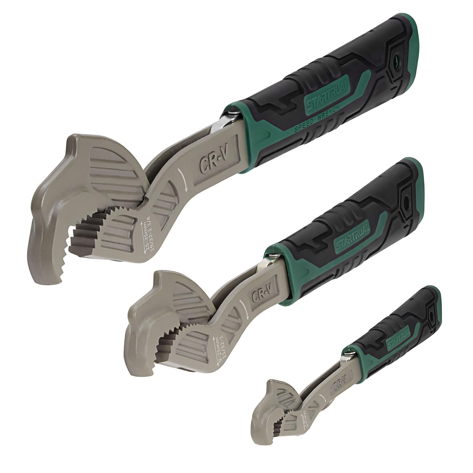 STARTRUAL self-locking mechanism keeps position during adjustments.