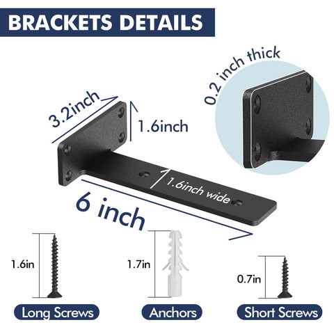 Starunder included hardware ensures quick secure installation with flush screws