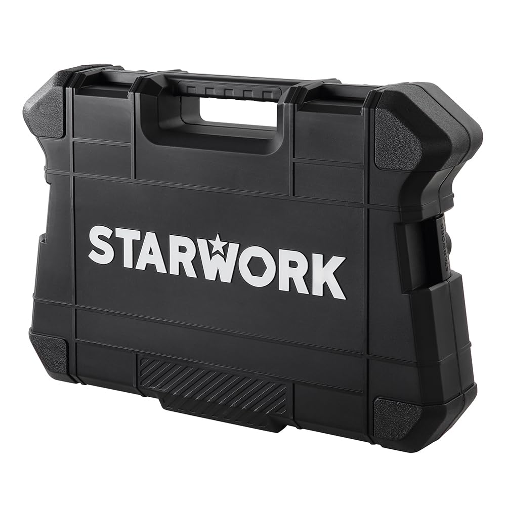 Starwork True Mechanic portable blow-mold case keeps tools secure and organized.