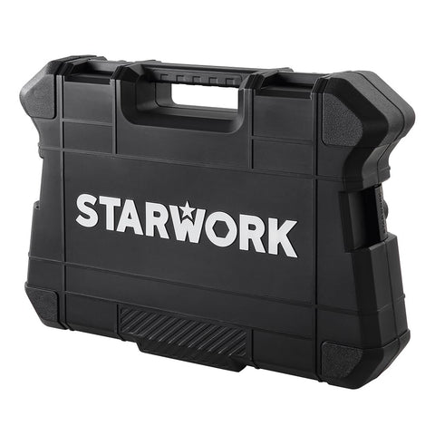 Starwork True Mechanic portable blow-mold case keeps tools secure and organized.