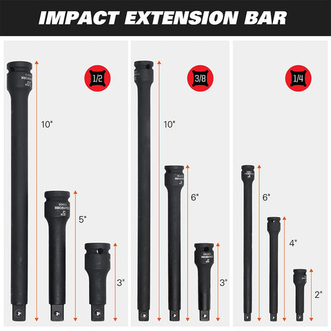STARWORK shallow sockets enable quick engagement in shallow fasteners.
