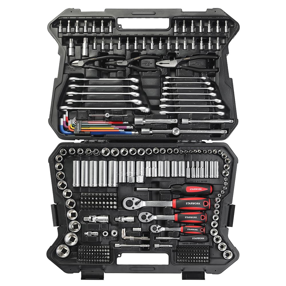 Starwork True Mechanic wrench and socket variety for quick fitting and versatile repairs.