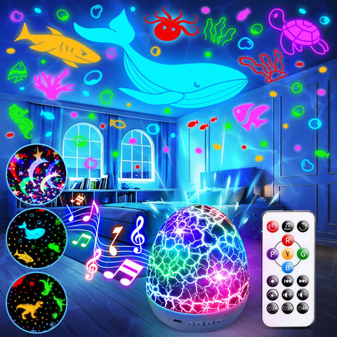 Staryou night light projector with Easter Eggs visuals for calming bedtime routines