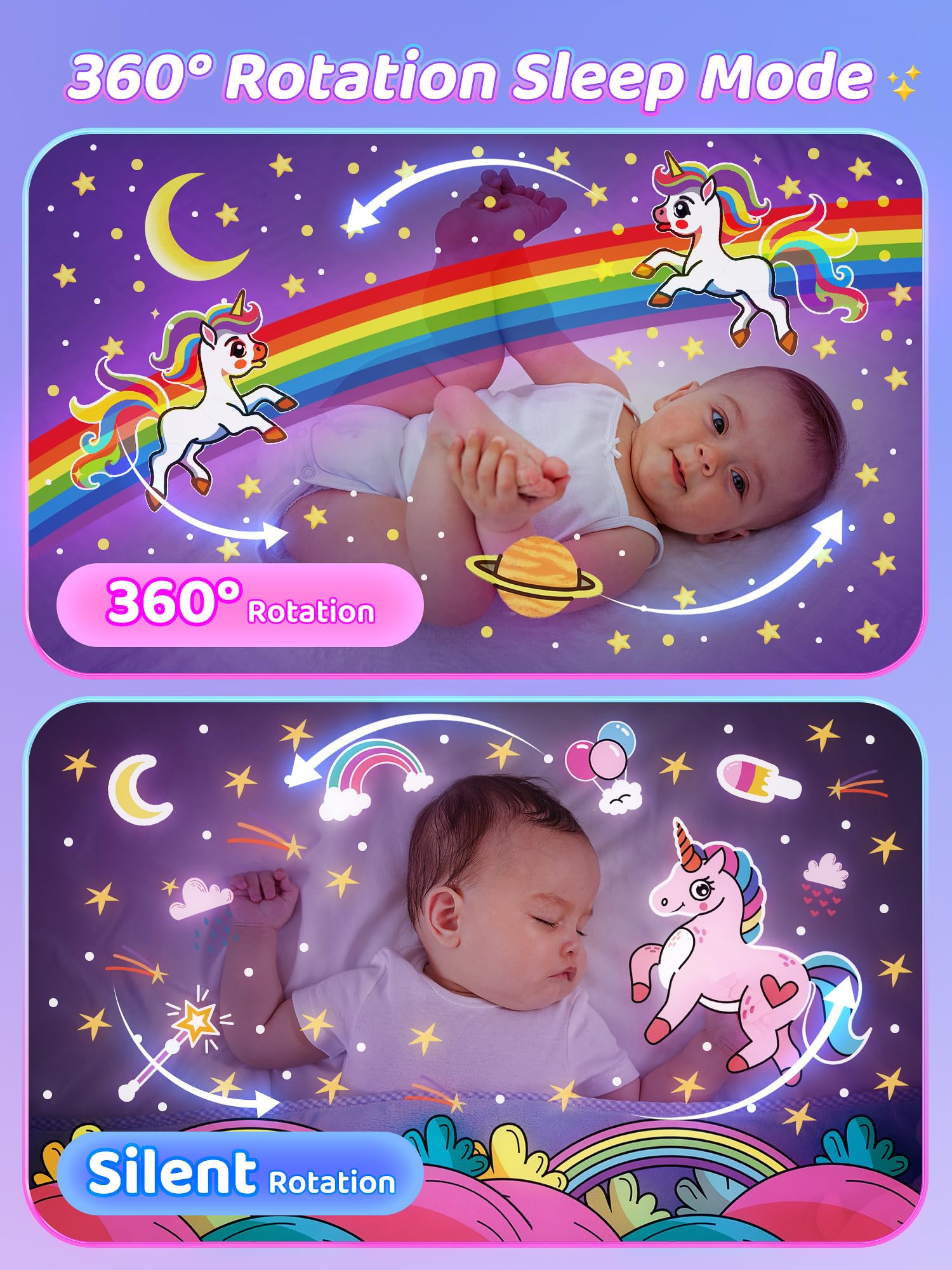 Staryou remote and timer enable hands-free night light operation.