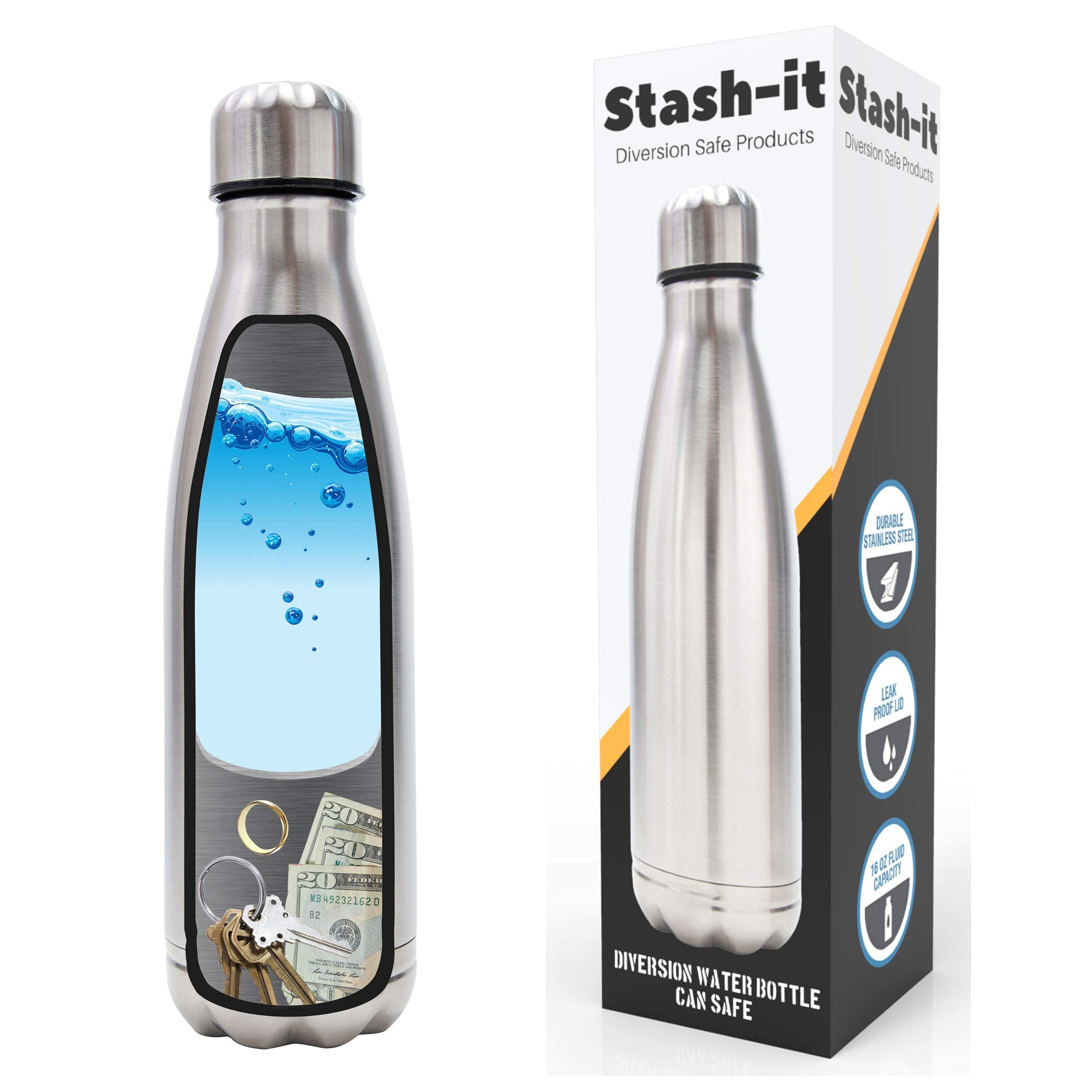 Stash-it perfect for beach days and gym with hidden compartment.