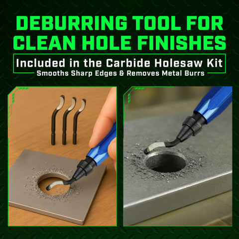 Staten Tools Tungsten Carbide Hole Saw Kit 1-1/8 inch size versatile tool.