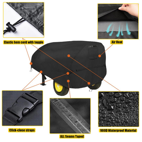 STAYDEN windproof design keeps the cover secure on your splitter.