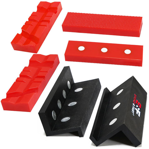 S&F Stead & Fast soft jaws pack protecting delicate surfaces during clamp work.