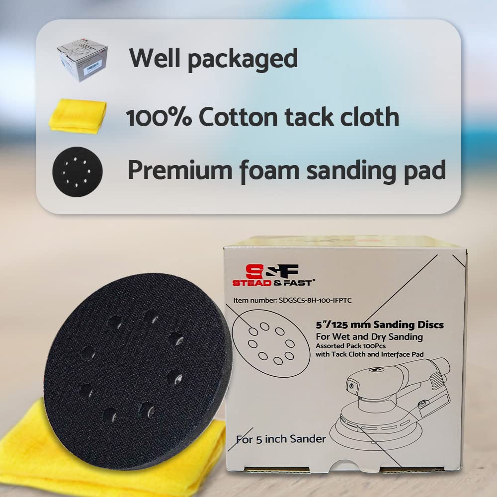 S&F Stead & Fast 1000-grit disc for refined finish on wood and metal