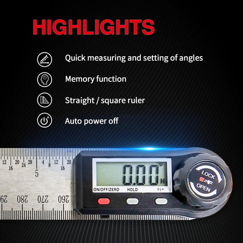 Dual-scale inches and millimeters for long measurements