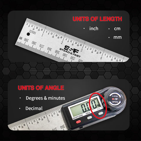 Zeroing button for resetting angle anytime