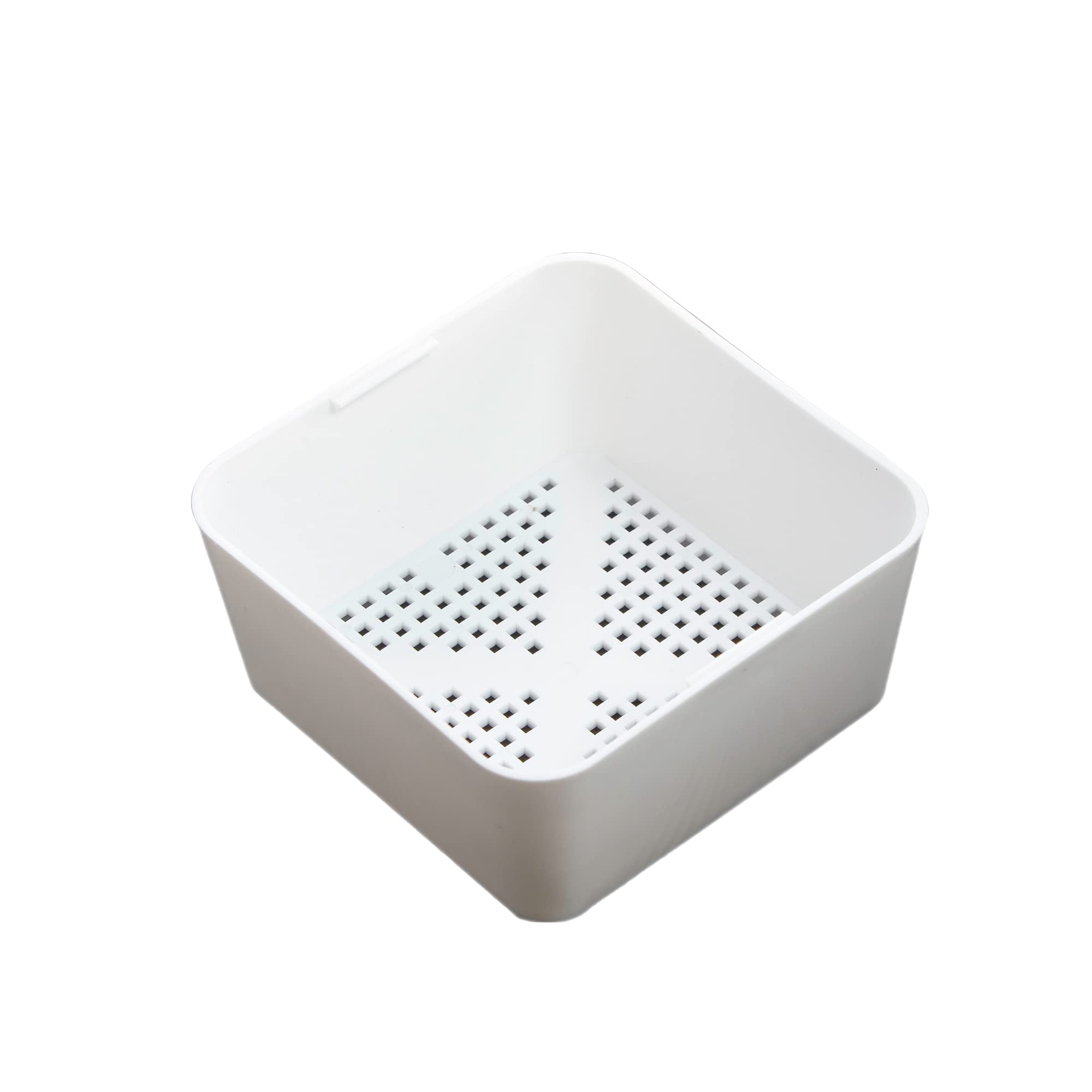 STEADYKLEEN floor drain cover basket closeup holes for clog prevention in kitchens.