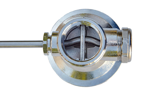 SteadyKleen stainless steel drain plunger provides reliable sealing for daily use.