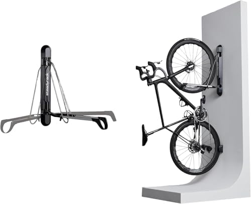 Steadyrack ProFlex Narrow wall-mount saving space in a compact garage.