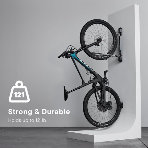 ProFlex Wide roll-in design simplifies parking heavy mountain bikes.