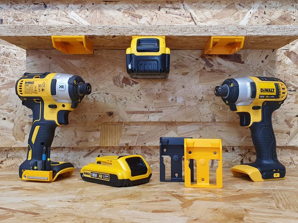 Under-shelf mount for StealthMounts battery holder, ideal for mobile workspaces
