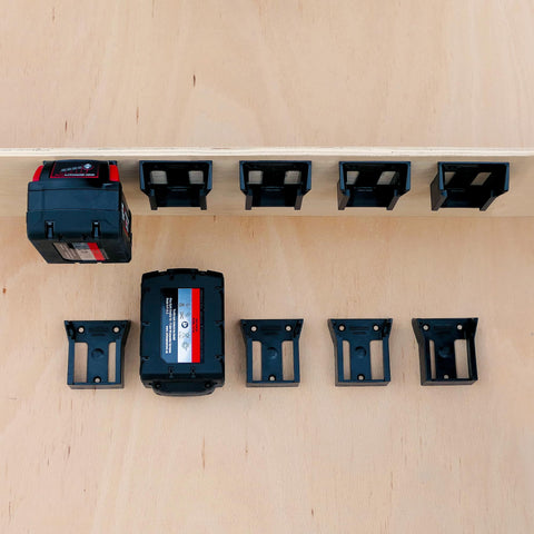 Portable belt-mount design helps keep batteries accessible on the go.