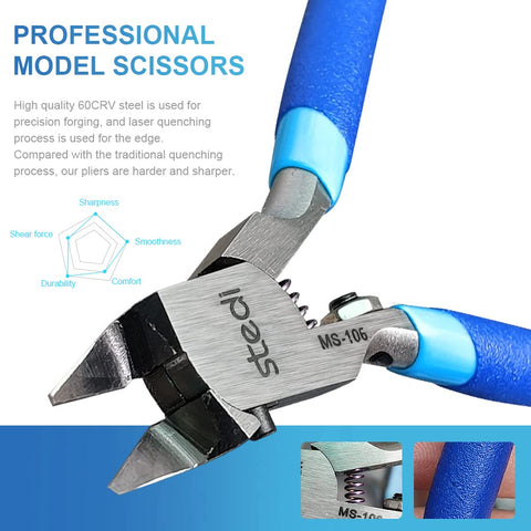 stedi 5-inch model nipper ideal for Gundam repair of plastic parts.