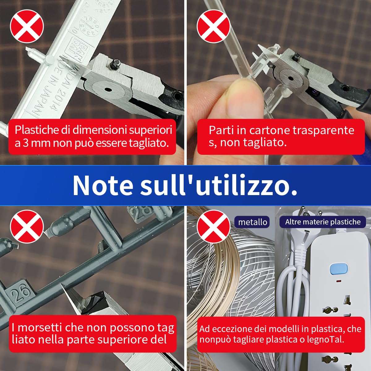 Stedi high-carbon steel nipper delivers solid cutting feel and long life.