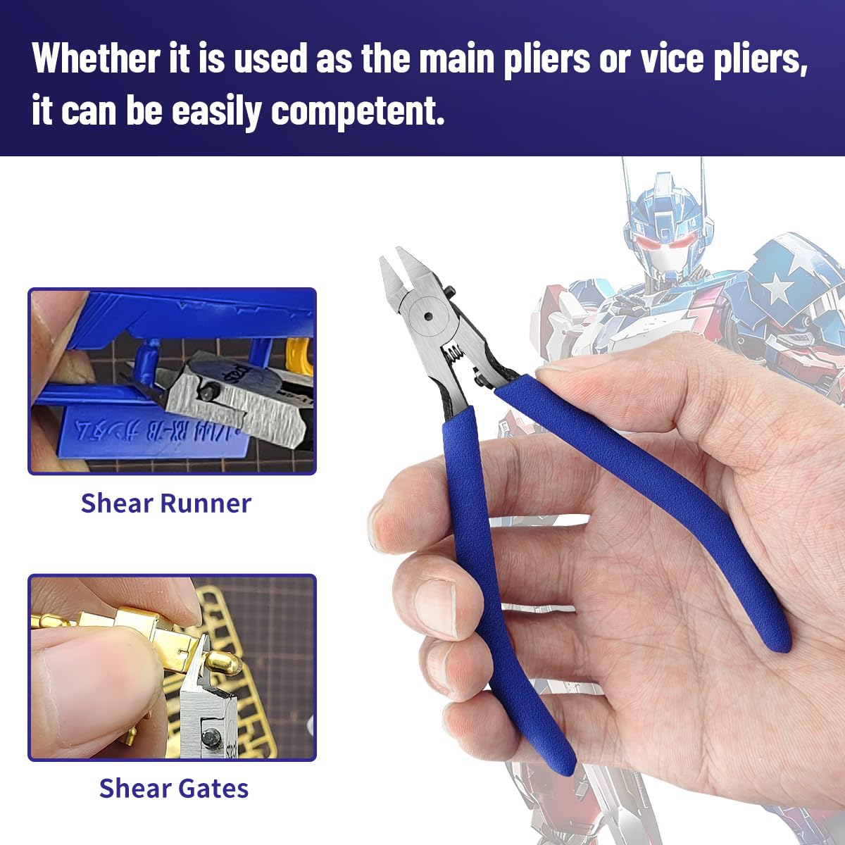 Stedi Model Nipper ergonomic handle designed for comfortable modeling sessions.