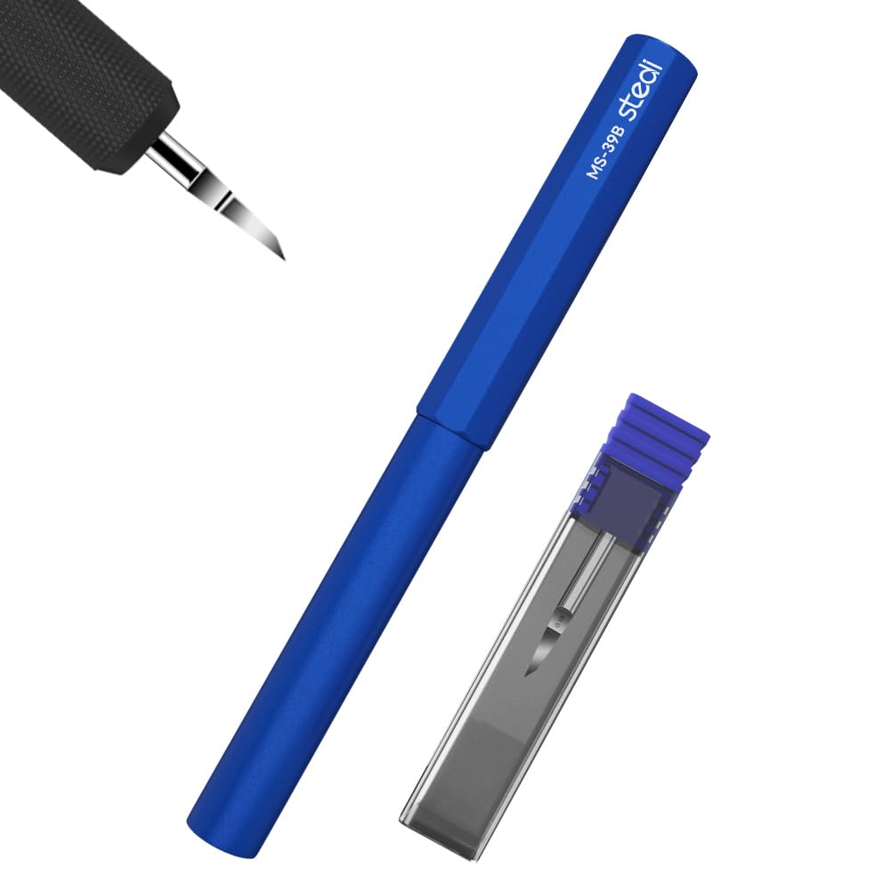 Stedi scriber chisel handle shown, ergonomic grip for extended modeling sessions.