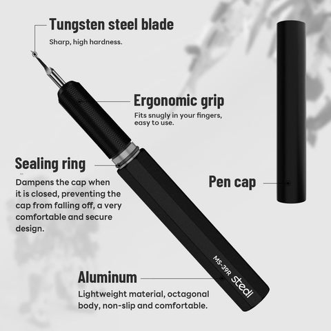 Stedi Model Scriber precision tip for deepened scribe lines in scale models.