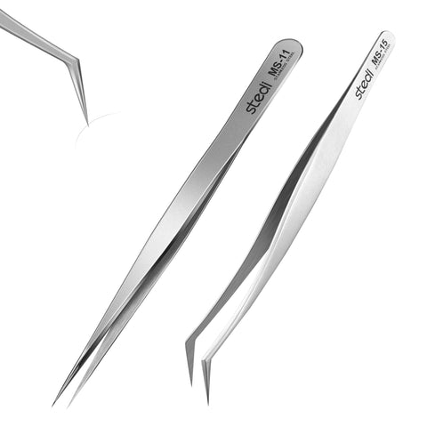 Stedi precision tweezers straight-tip for precise model assembly and parts handling.