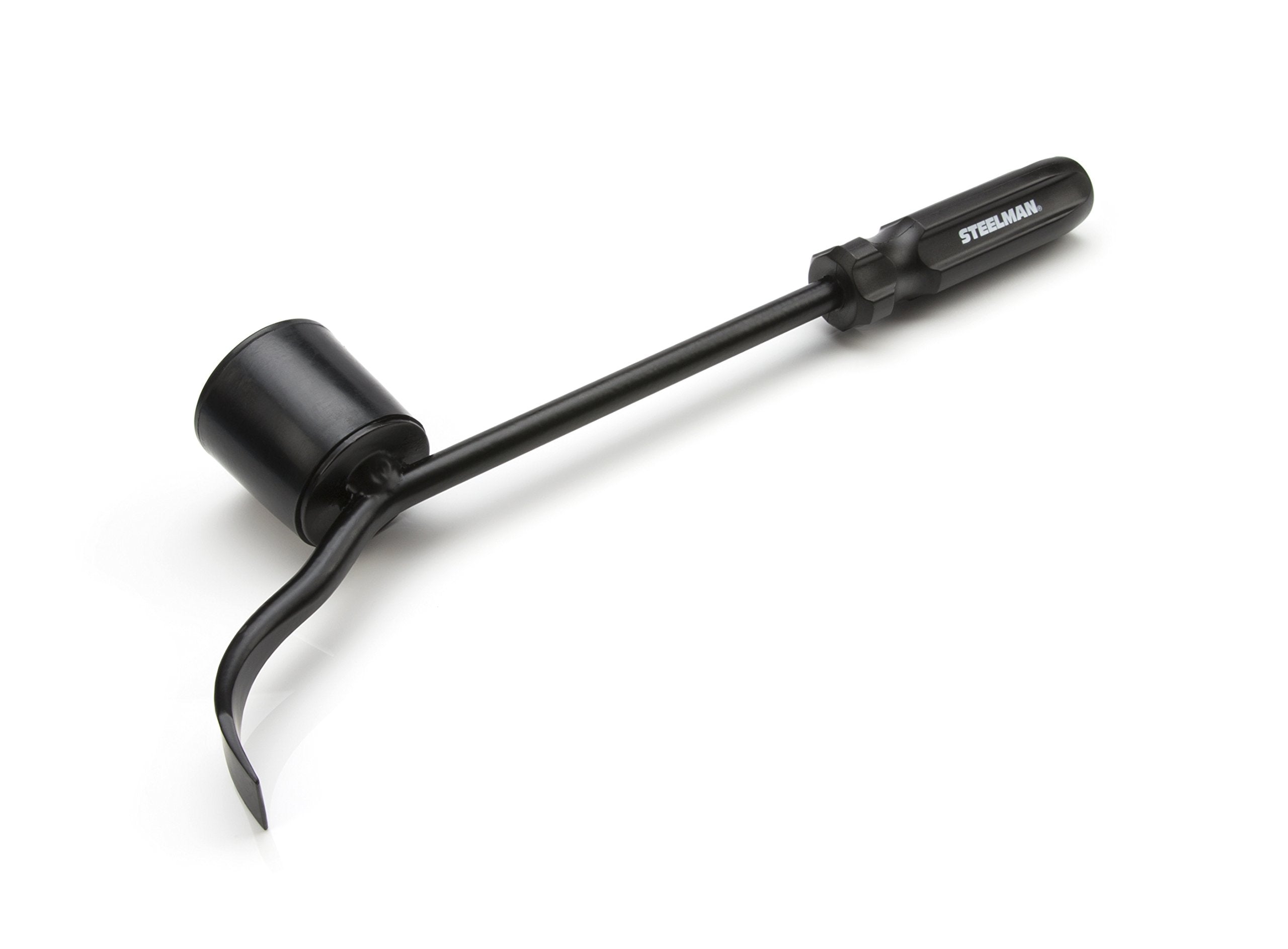 Steelman hubcap remover tool performs dust-cap removal without damaging surfaces.
