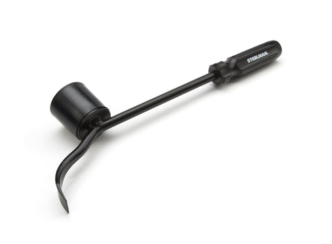Steelman hubcap remover tool performs dust-cap removal without damaging surfaces.