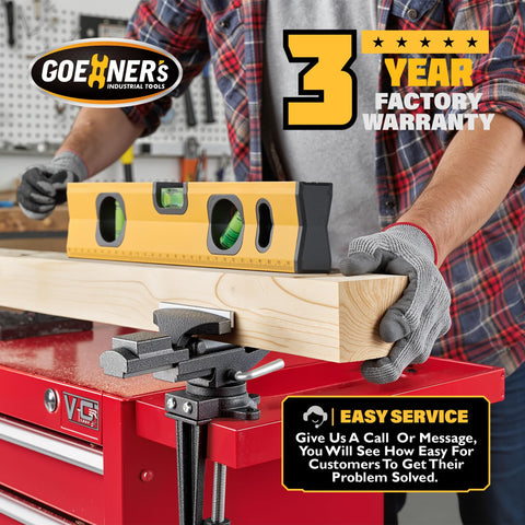 Steinbruecke dual-purpose vise jaw opening up to 2.5 inches for varied pieces.