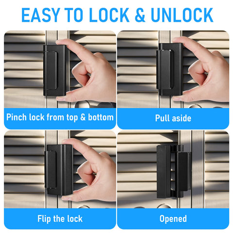 Steinwhale 2Pack positioned high enough to childproof doors