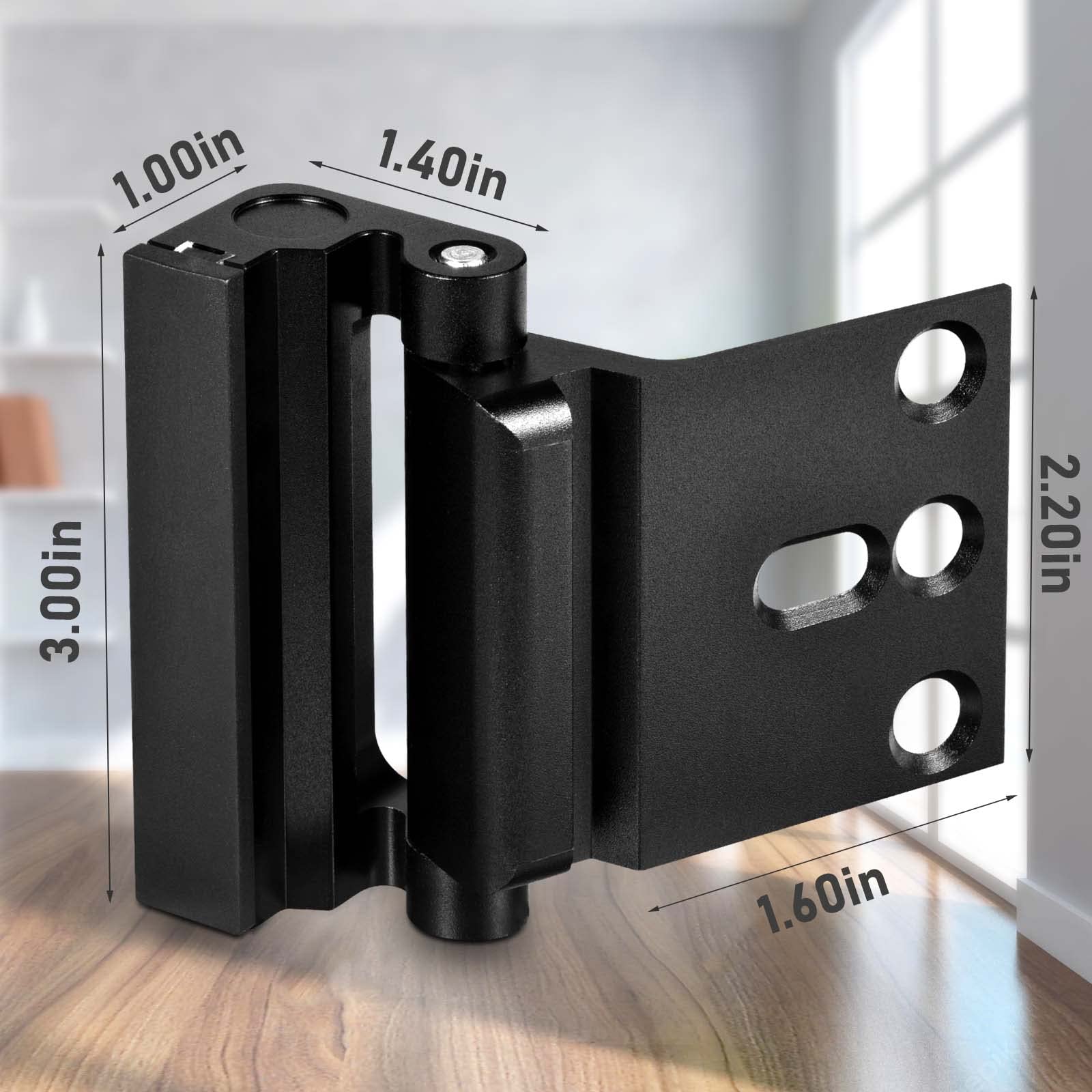 Steinwhale 2Pack door-frame attachment shows secure screw mounting