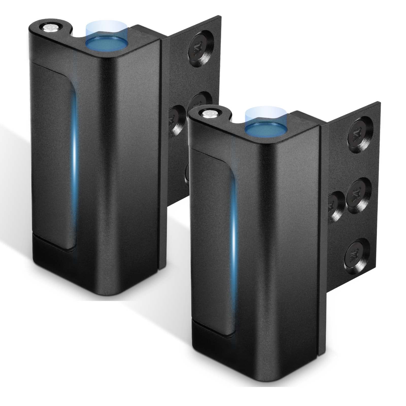 Steinwhale 2Pack front view shows robust aluminum door lock improving home security