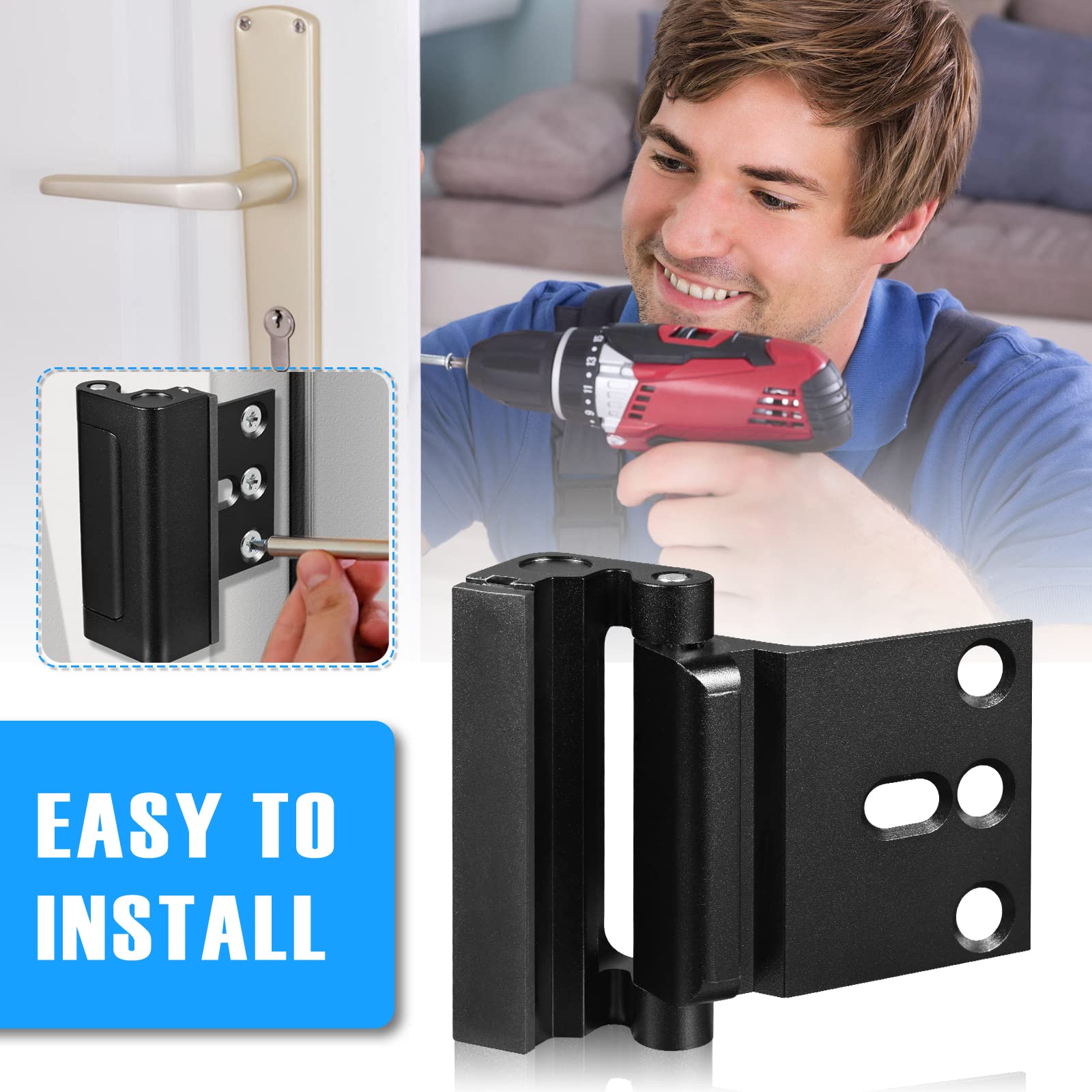 Steinwhale 2Pack packaging includes seven screws and install kit