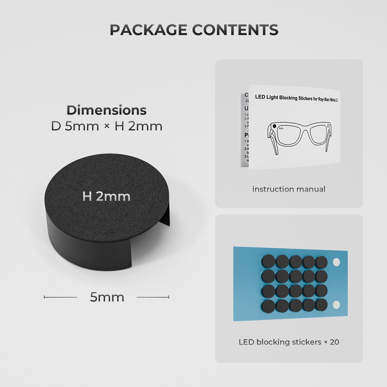 Steinwhale matte black adhesive sticker offers clean removal and reuse.