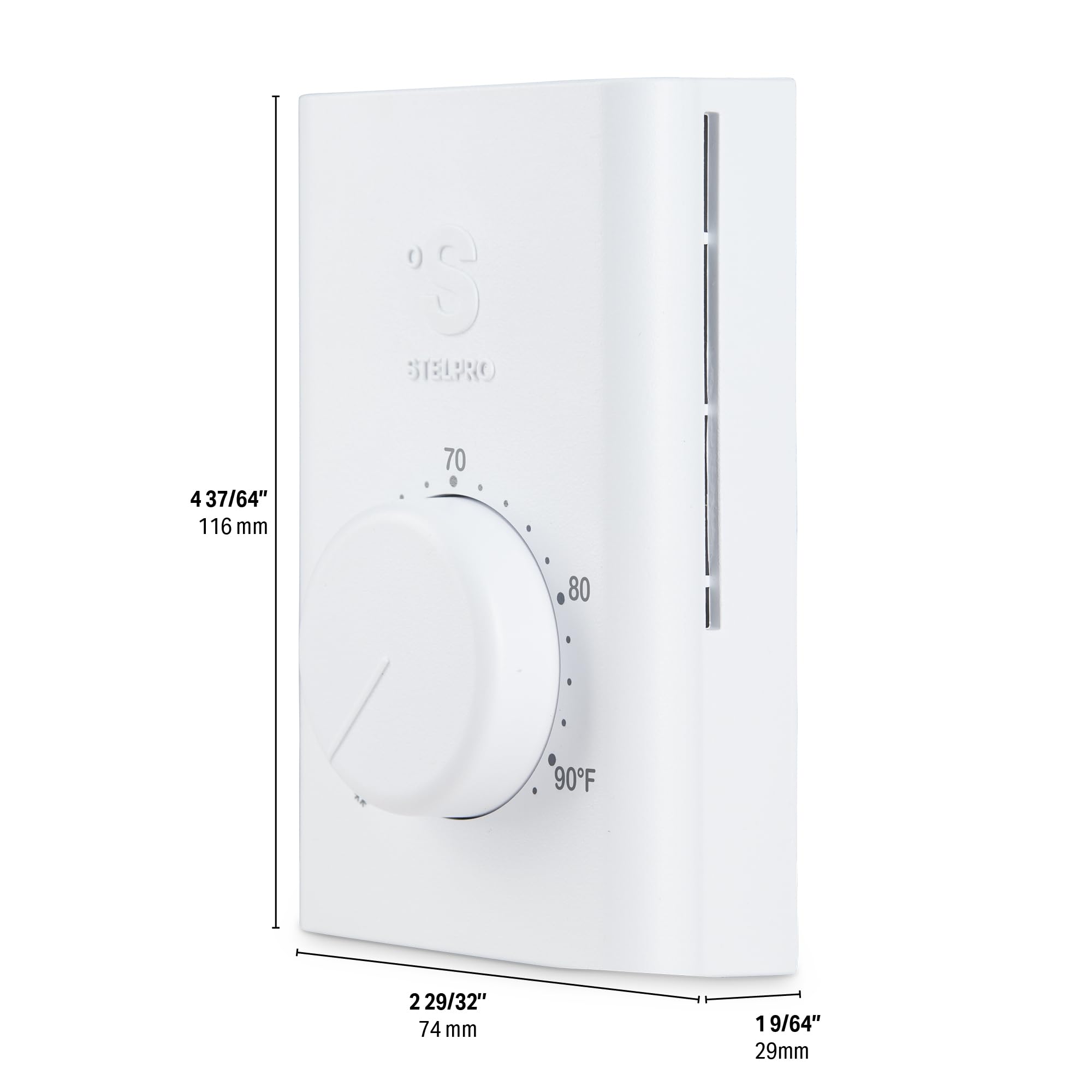 Stelpro SWT2F wiring connection shows simple, code-compliant in-wall installation options.