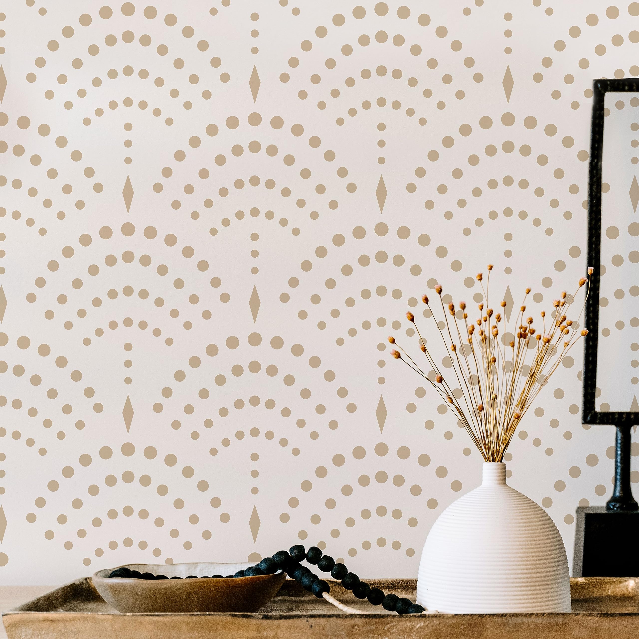 STENCILOGY KARASU XL stencil design for large walls with quick coverage