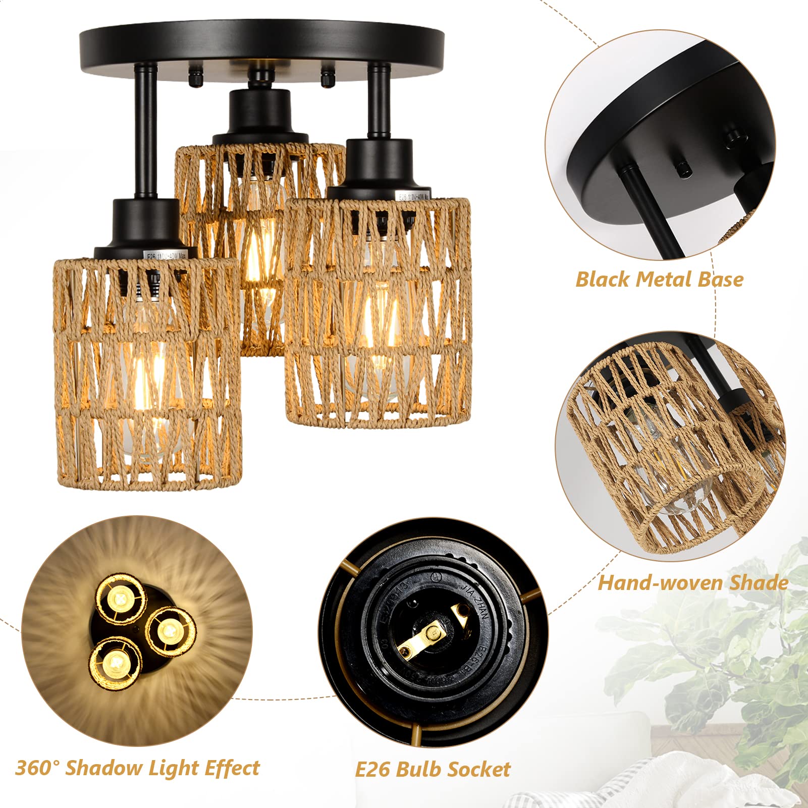 Stepeak 360-degree shadow pattern enhances living room ambiance