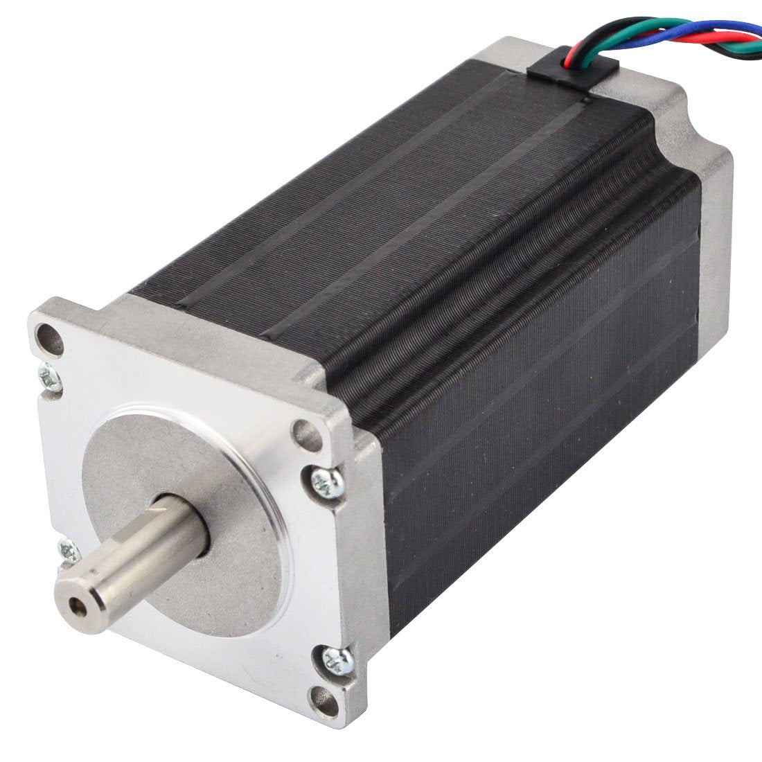 StepperONLINE 23HS45-4204S front view showing high-torque bipolar stepper for CNC machines