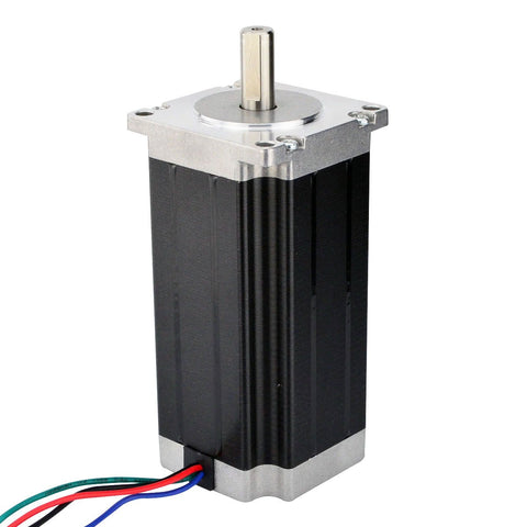 StepperONLINE 23HS45-4204S side view highlighting compact 57x57mm frame