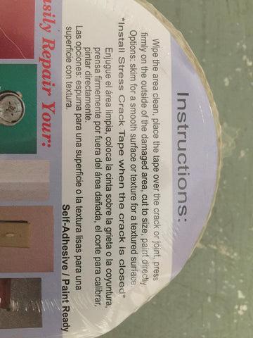 Stepsaver tape with smooth paint-ready surface for seamless refinishing.