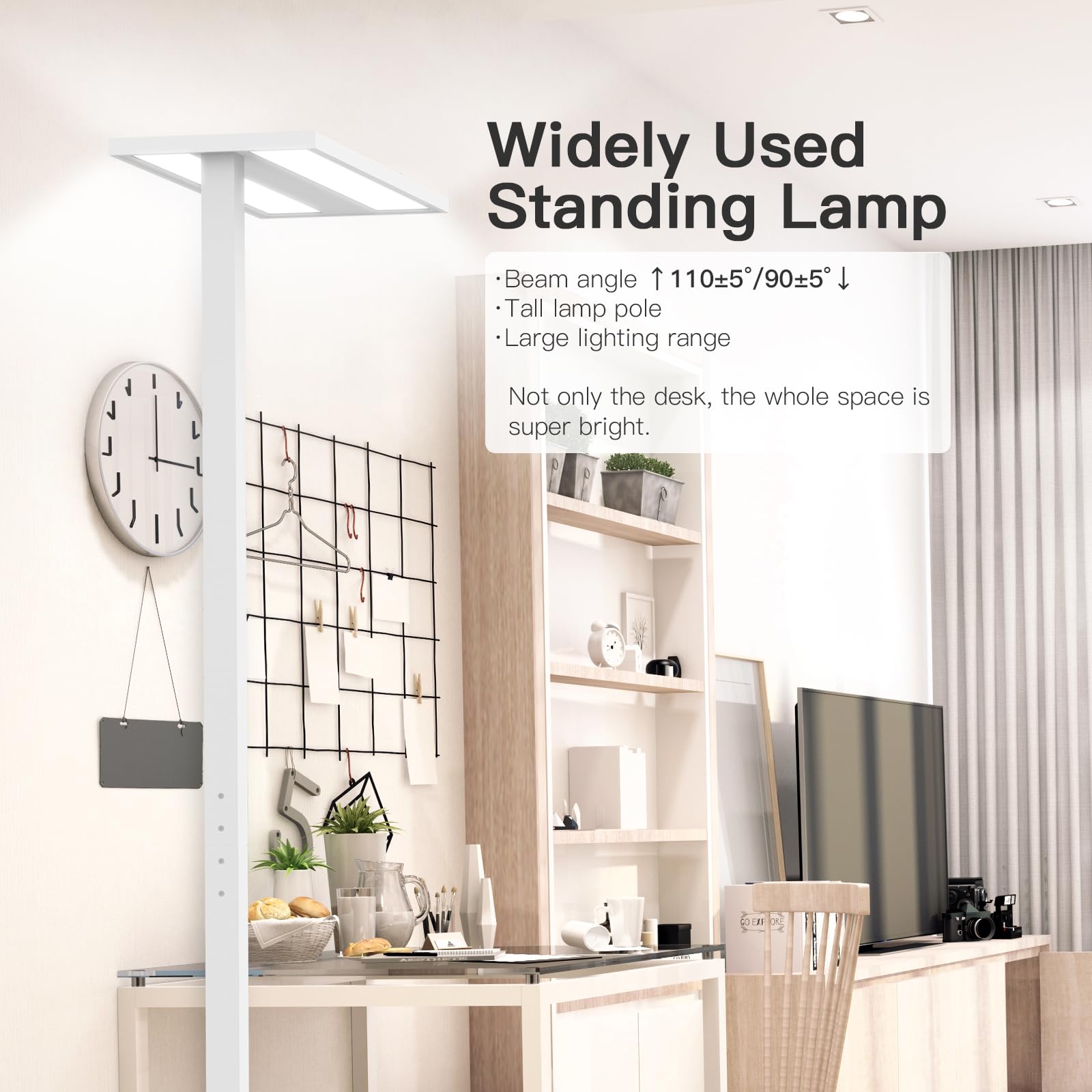 STERREN 76-inch room-use setup suitable for study, office, or meeting room ambience.