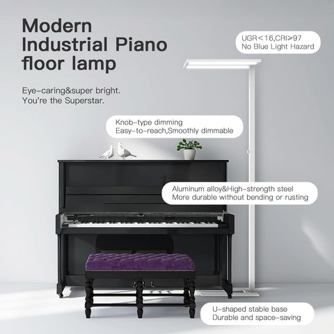 STERREN 76-inch tall stand features a slim, stable profile for space-saving setup.